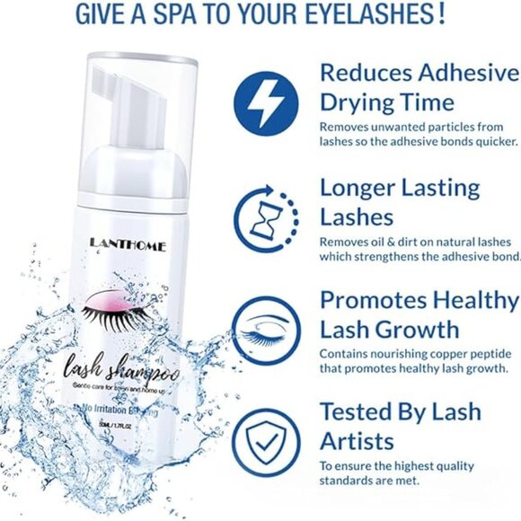 Lanthome Foaming Eyelash Shampoo - Picture 4 of 6